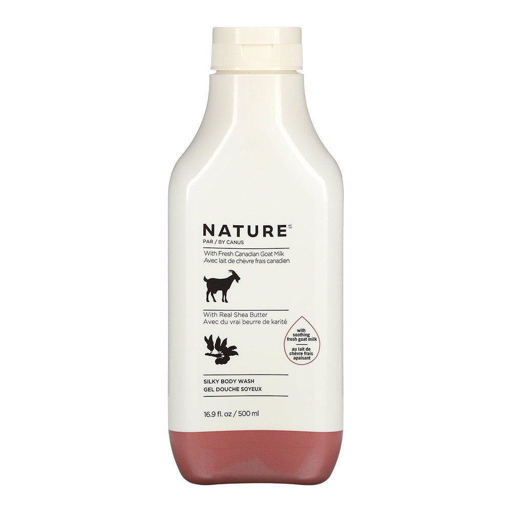 Nature by Canus Fresh Goats Milk Body Wash, Shea Butter, 16.9 Oz